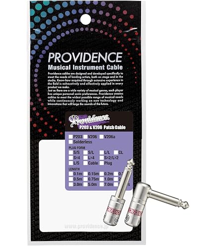 Amazon | Providence プロビデンス パッチケーブル V206 ソルダーレス